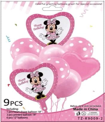 SET DE GLOBOS (9PCS)-TZK90092