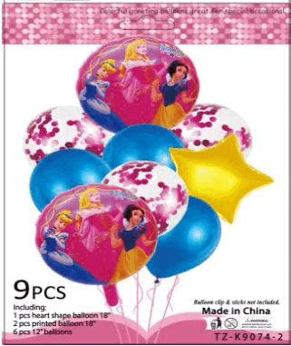 SET DE GLOBOS (9PCS)-TZK90742