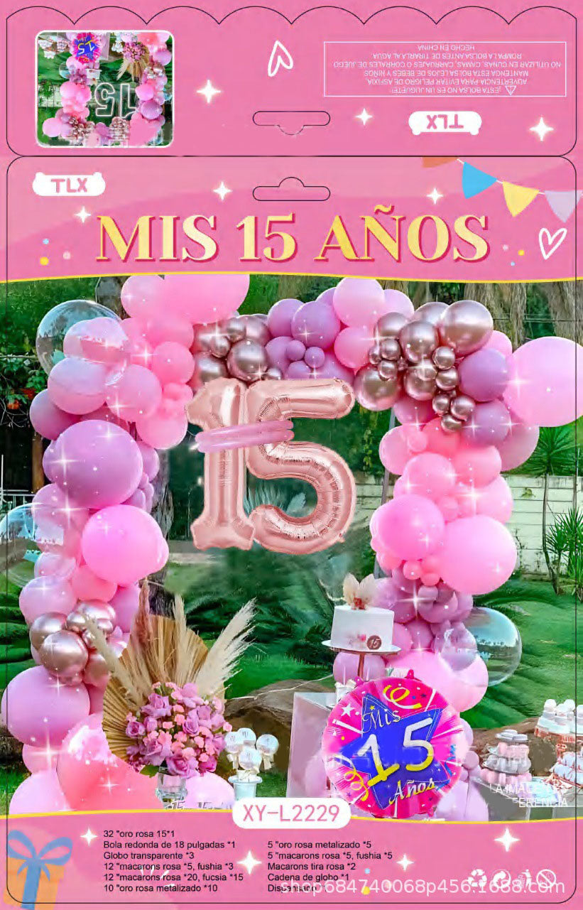 SET COMPLETO DE GLOBOS-XYL2229