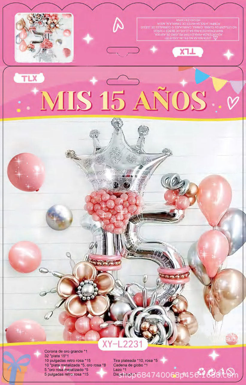 SET COMPLETO DE GLOBOS-XYL2231