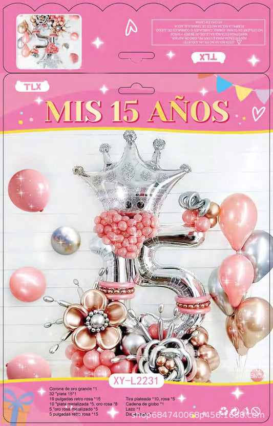 SET COMPLETO DE GLOBOS-XYL2231