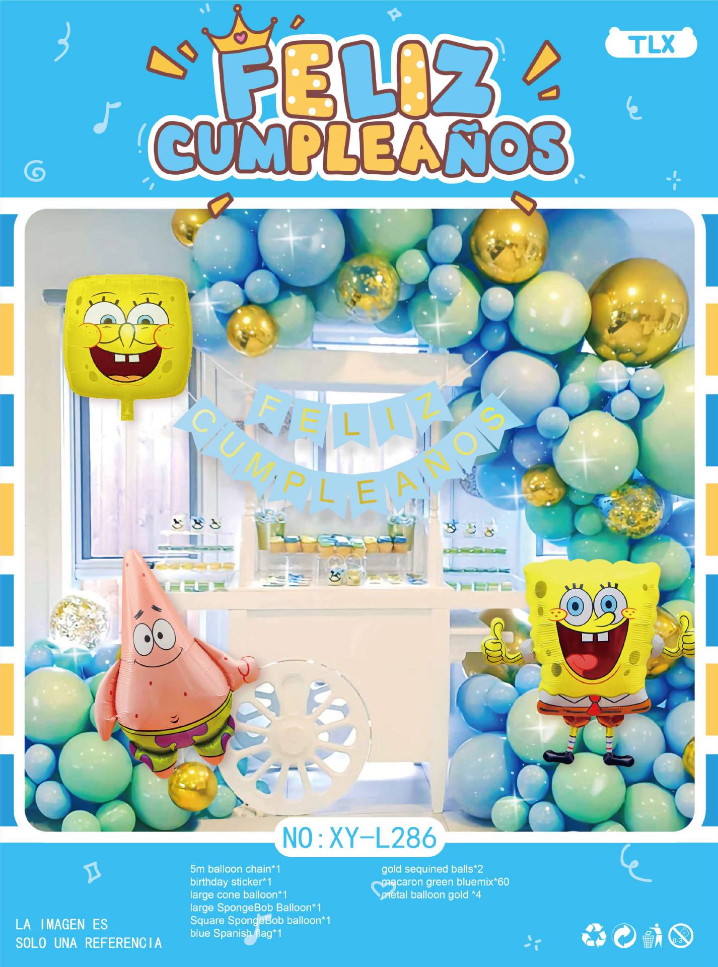 SET COMPLETO DE GLOBOS-XYL286