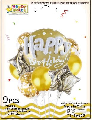 SET DE GLOBOS (9PCS)-TZS9025