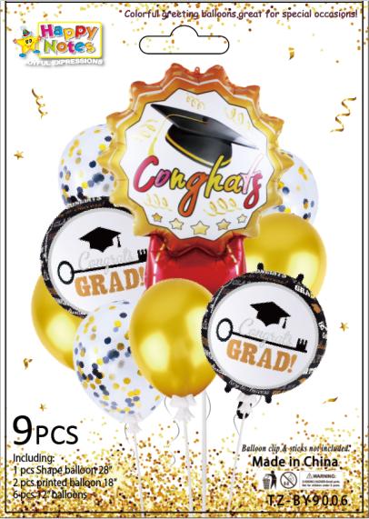 SET DE GLOBOS (9PCS)-TZBY9006